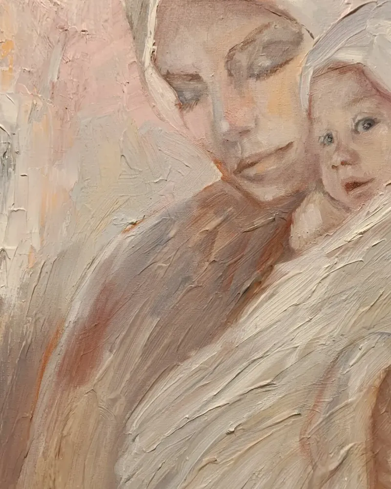 Мама. Картина маслом 40×50 см — 40×50 см