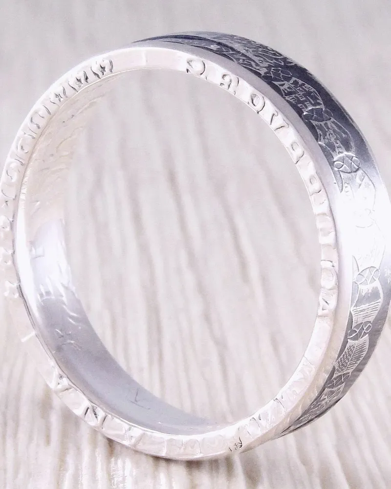 Серебряное кольцо из монеты: Европа — подборка 2 — Италия, 500 лир