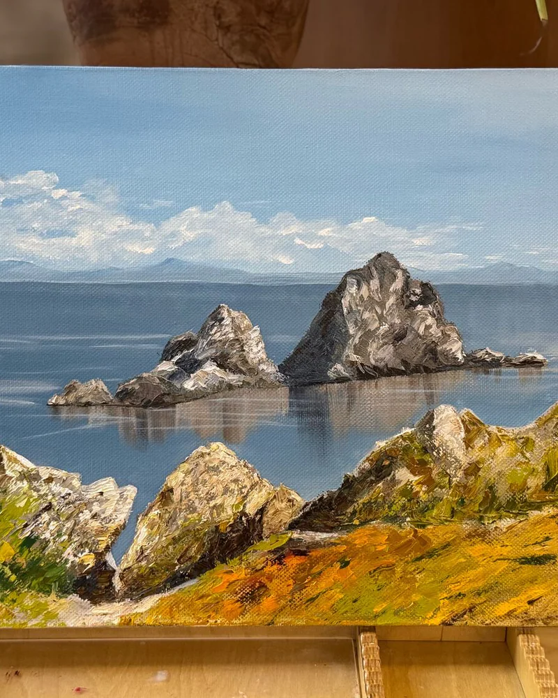 Морской пейзаж 40×60 — Оригинал