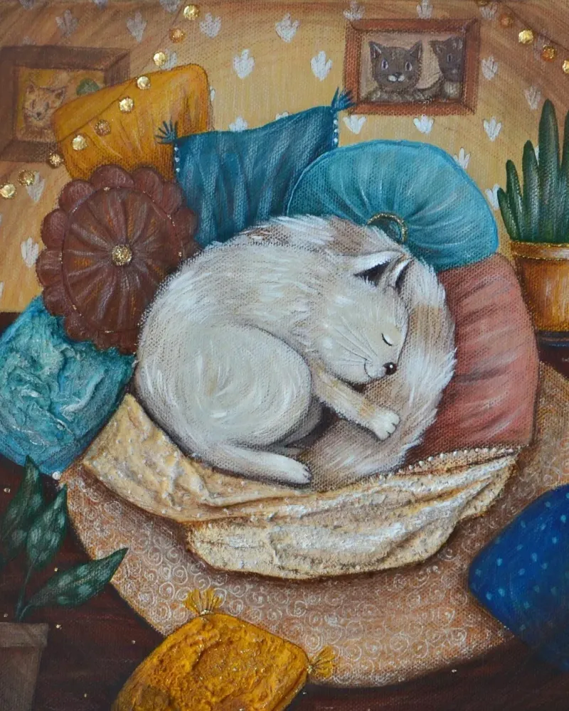 Картина «Кошачий сон» — Оригинал