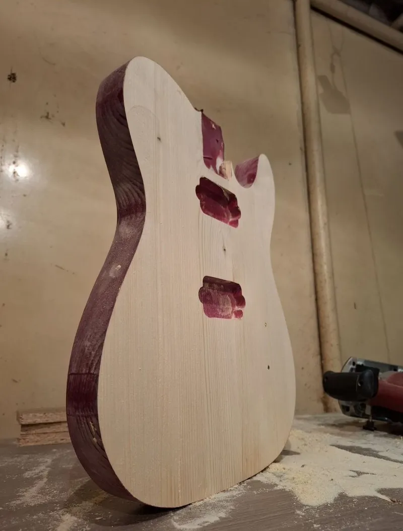 Корпус для электрогитары Telecaster HH из сосны