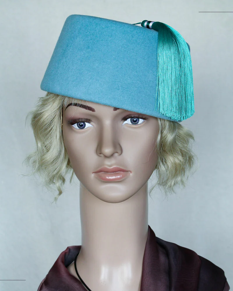 Голубая феска «Снегурочка»