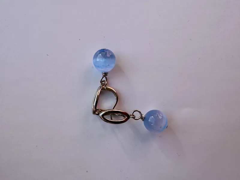 Серьги из селенита