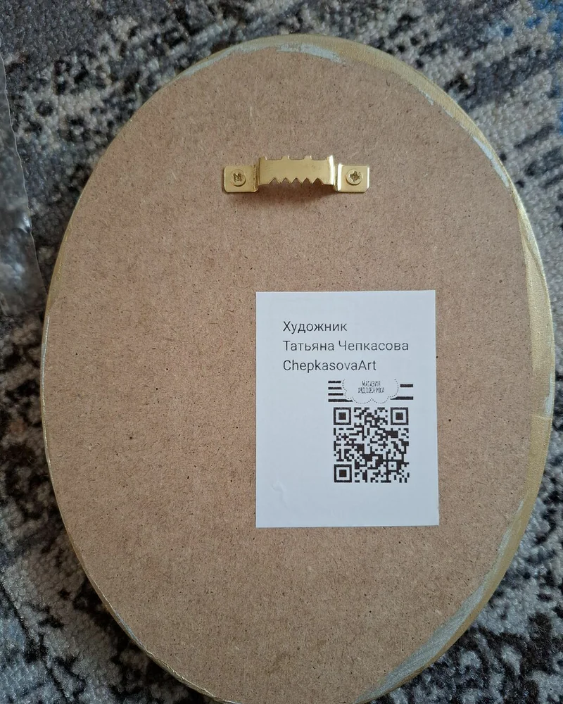 Усатая синица. Панно с птичкой