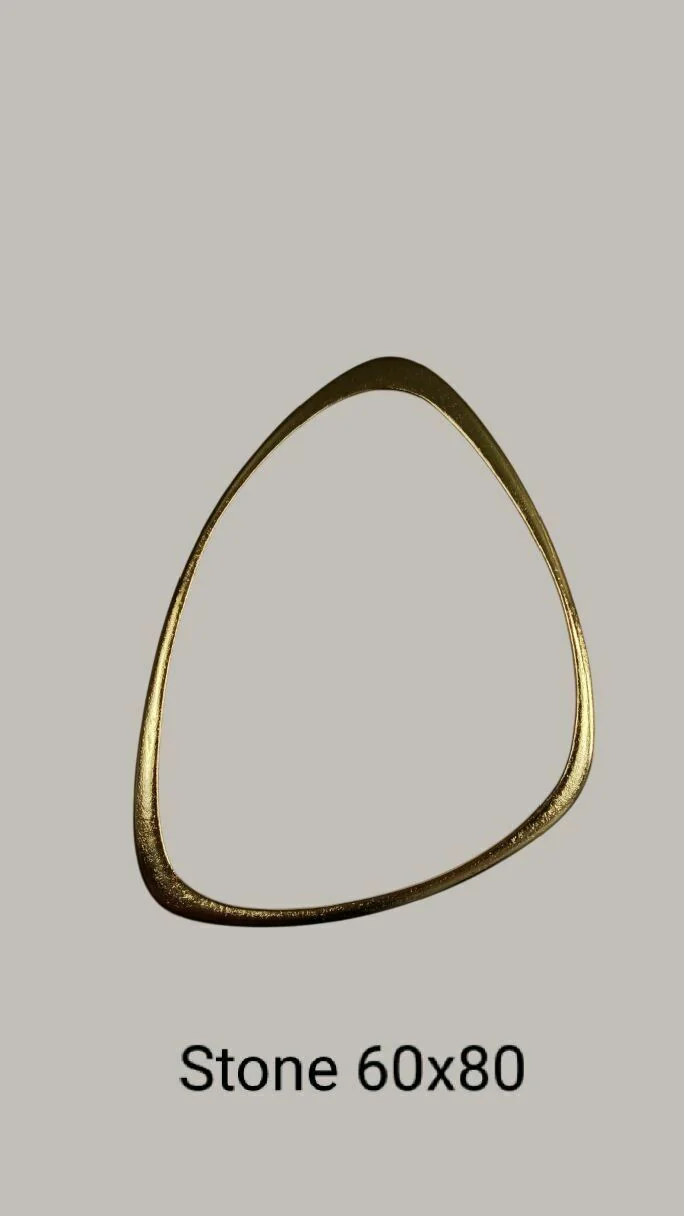 Рама для зеркала Stone 60×80 см, золотой