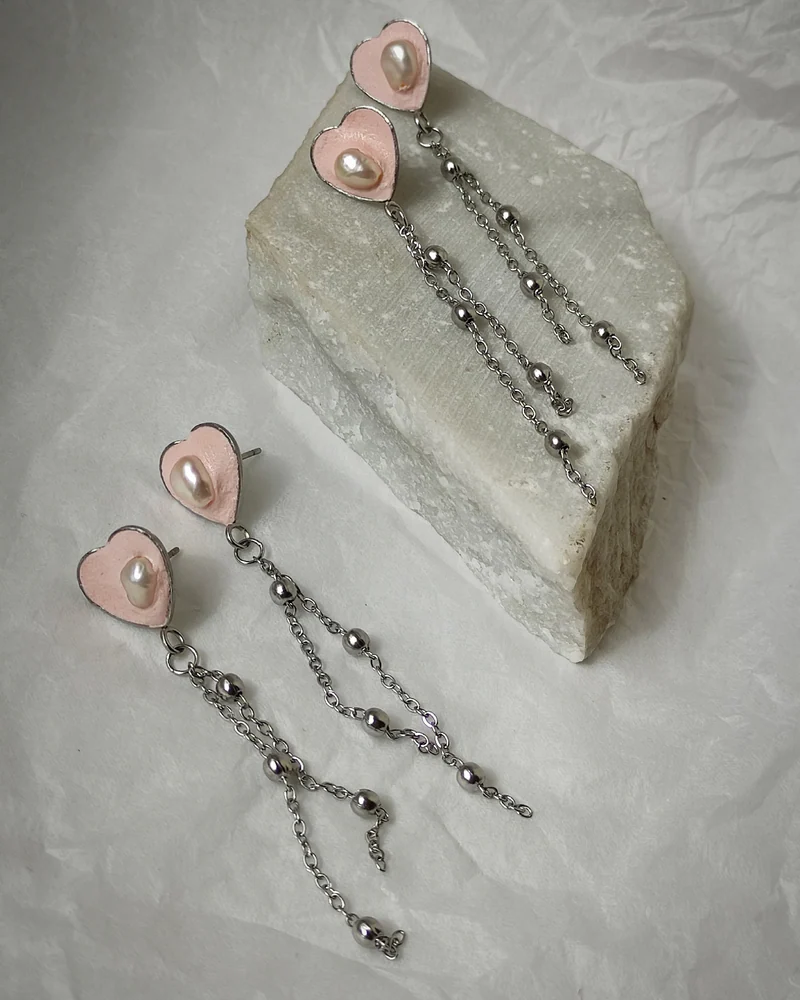 Серьги из бетона