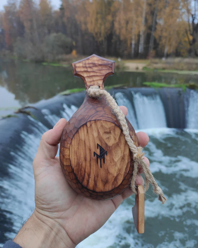 Кукса из липы Молот Тора, чаша, ковш из дерева