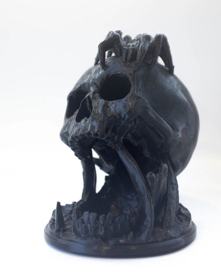 Дайстауэр "Череп с пауком" Dice Tower