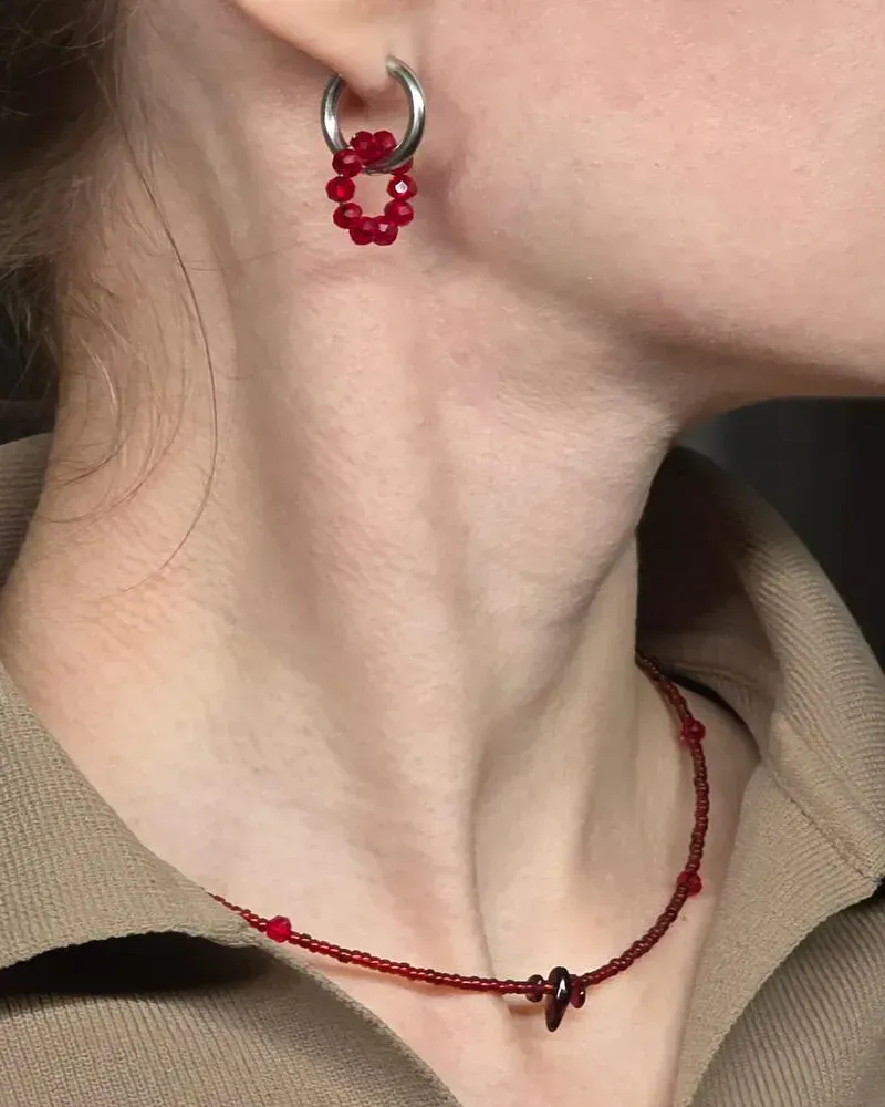 Красный комплект для подруги — Красный
