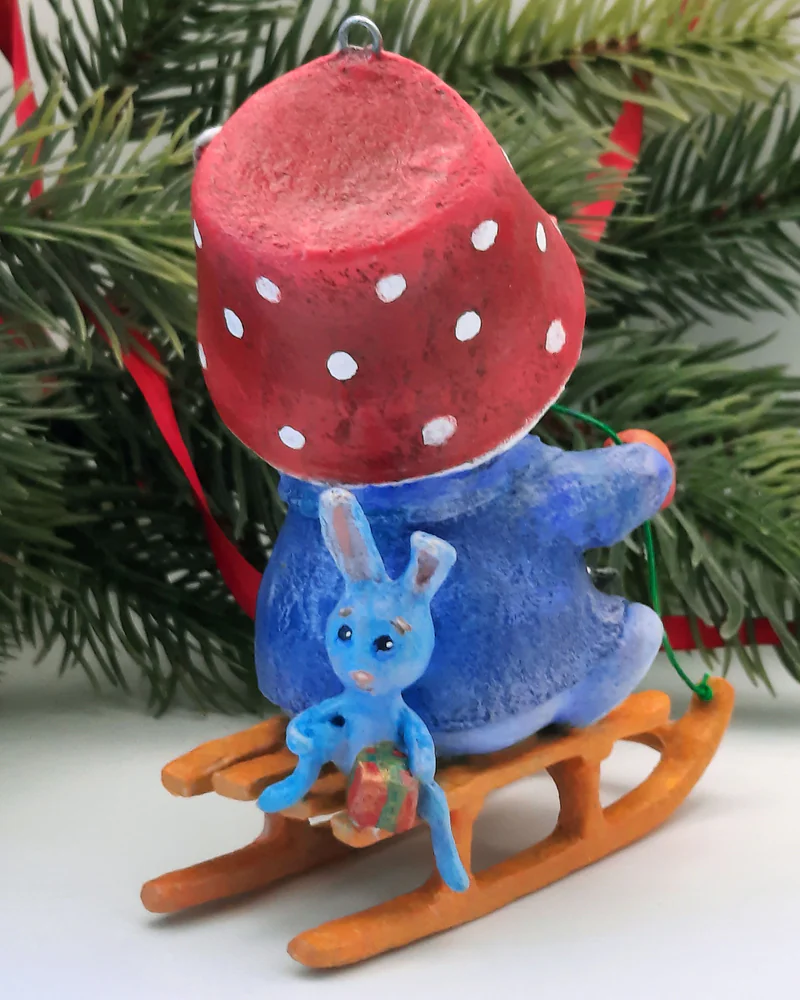 Ёлочная игрушка «СНЕГОВИК-9»