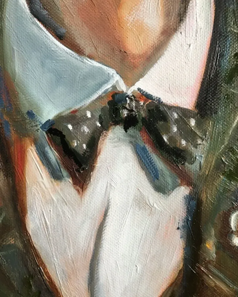 Клоун. Картина маслом 40×50 см — 40×50 см