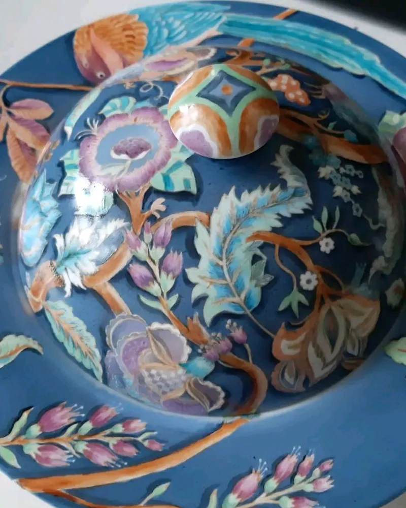 Блинница Райский сад ручная роспись
