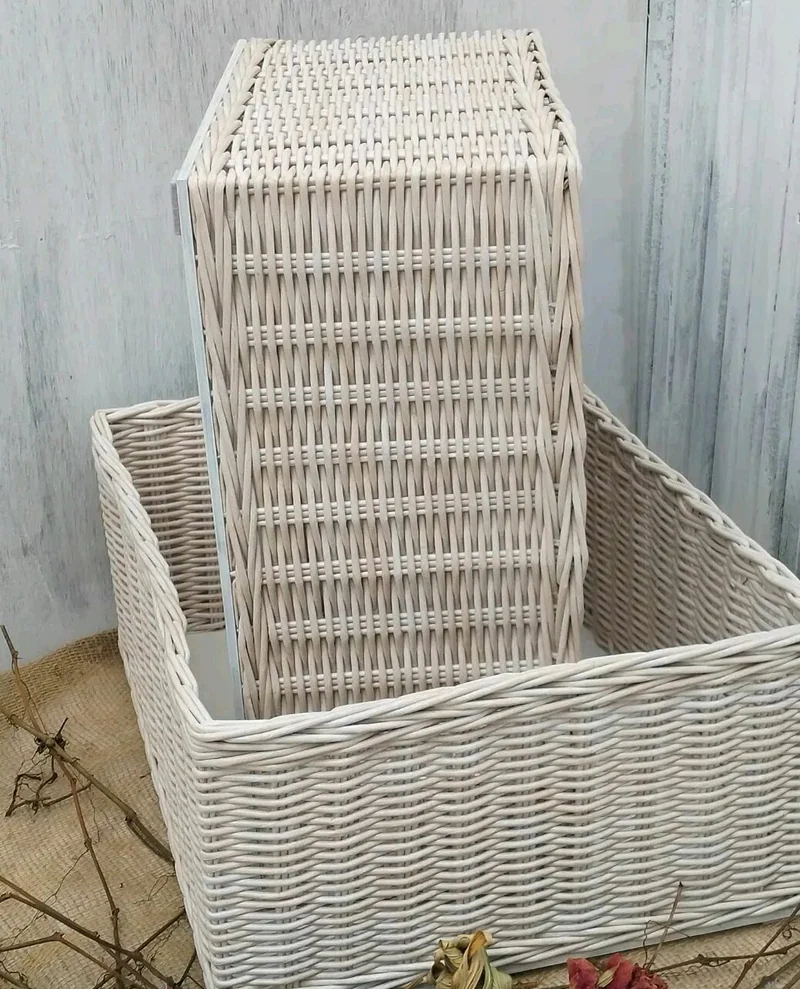 Плетеный короб для хранения