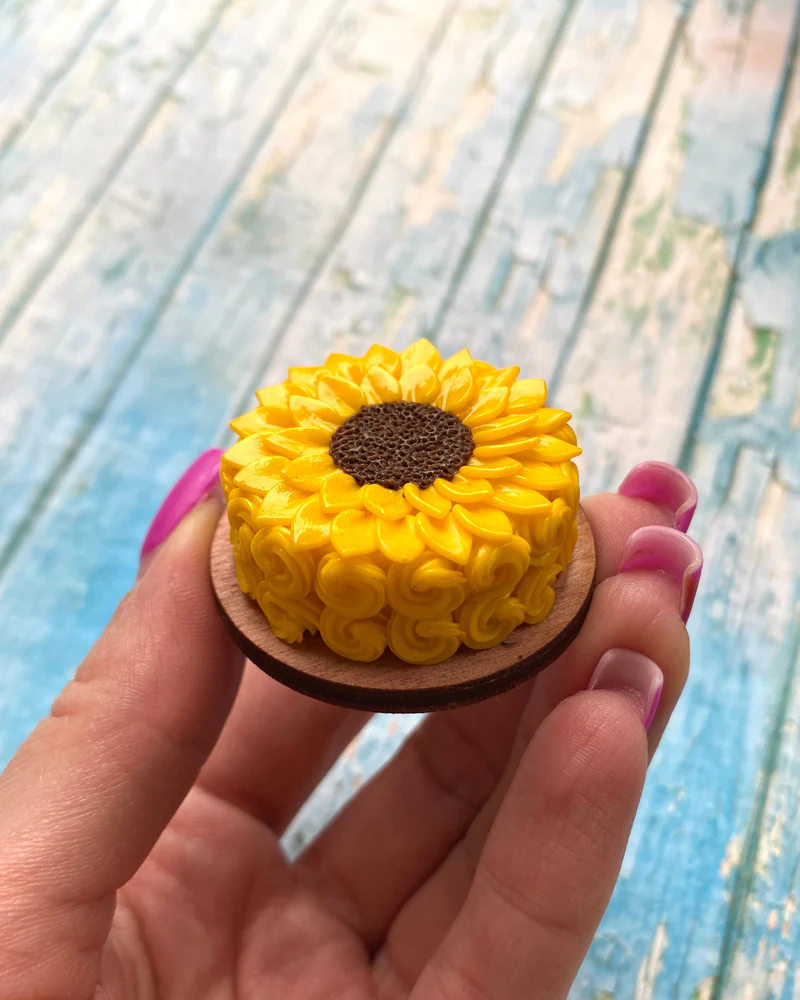 Кукольный торт «Подсолнух🌻»