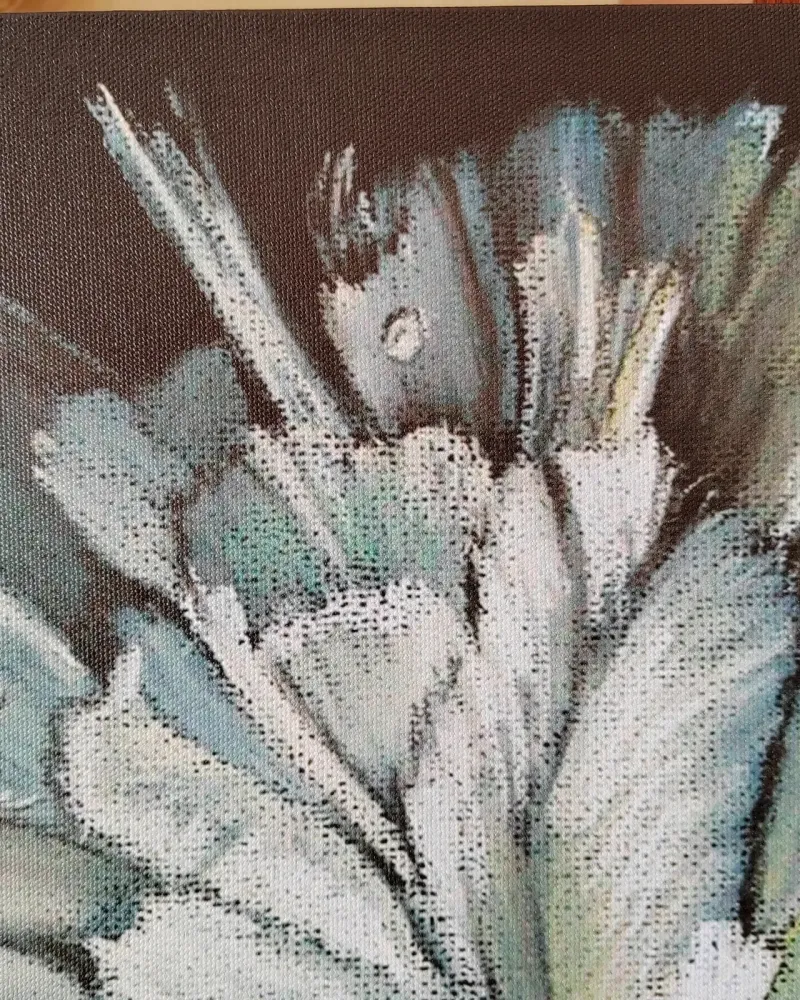 Картина на холсте «Пион» (печать) — Печать, 40×60 см
