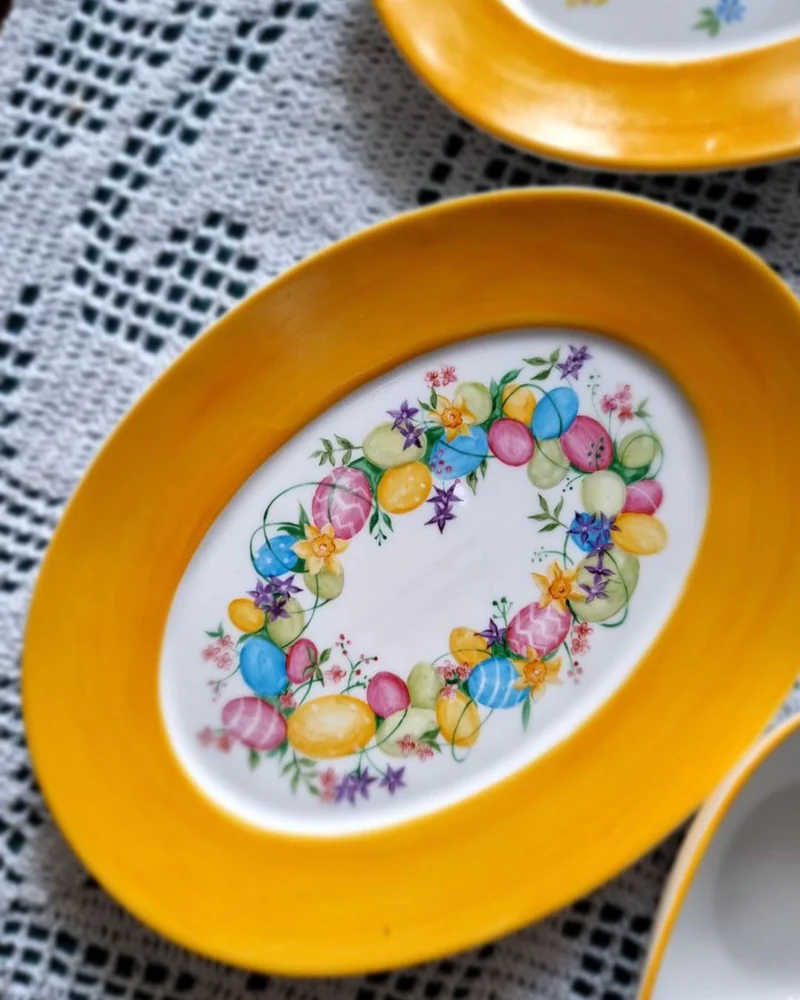 Фарфоровый сервиз (13 предметов) «Пасхальный яйца»