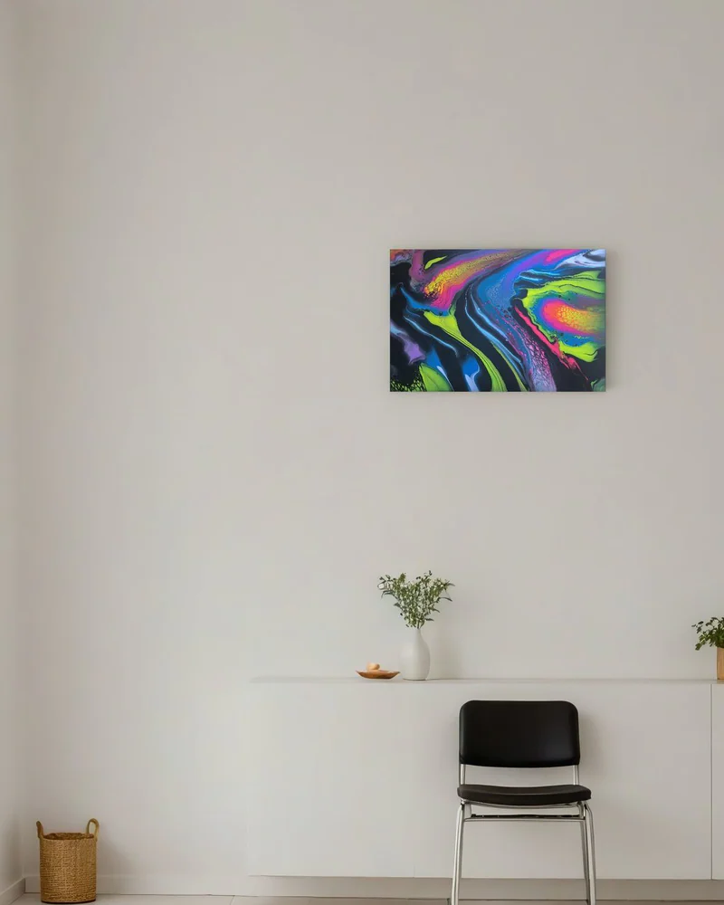 Картина жидким акрилом (fluid art) 40х60 см