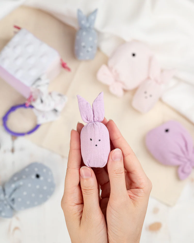 Сенсорные игрушки-погремушки «Шумелки», 3 шт. — Розовый