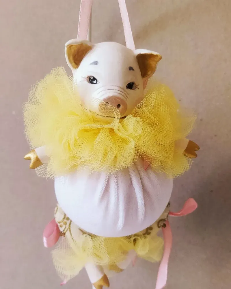 Ёлочная игрушка «Поросёнок» — Основной