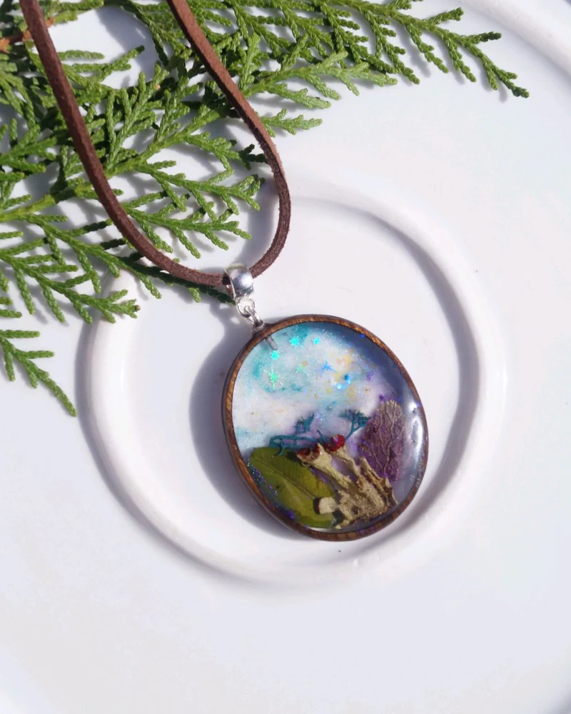 Комплект украшений "Ночной лес"