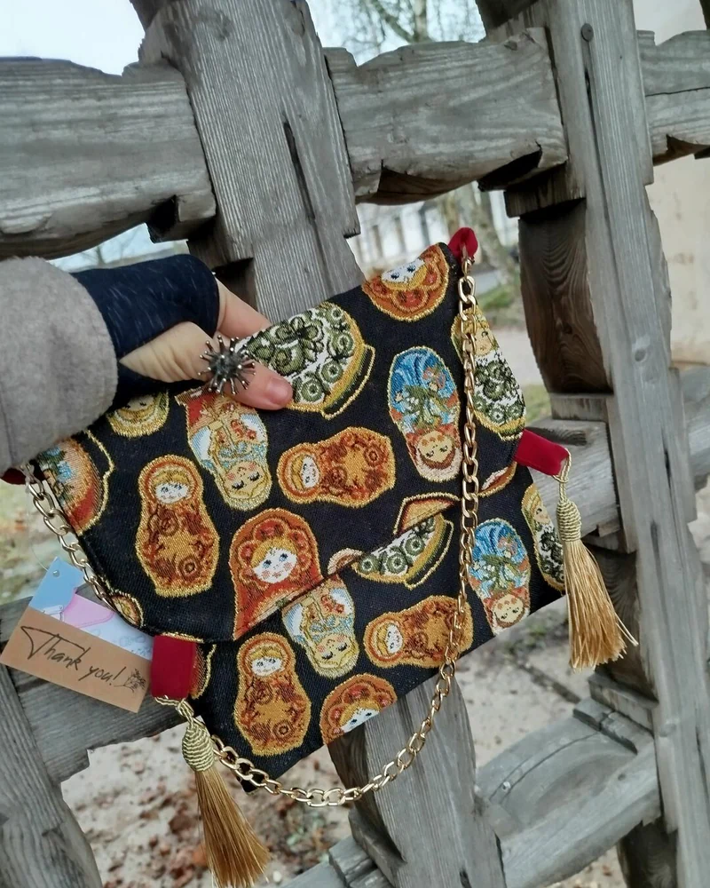 Клатч Russian style "Матрешки"
