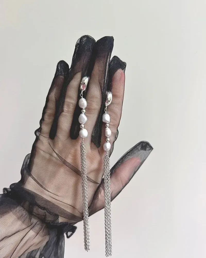Серьги «Лунная тишина»