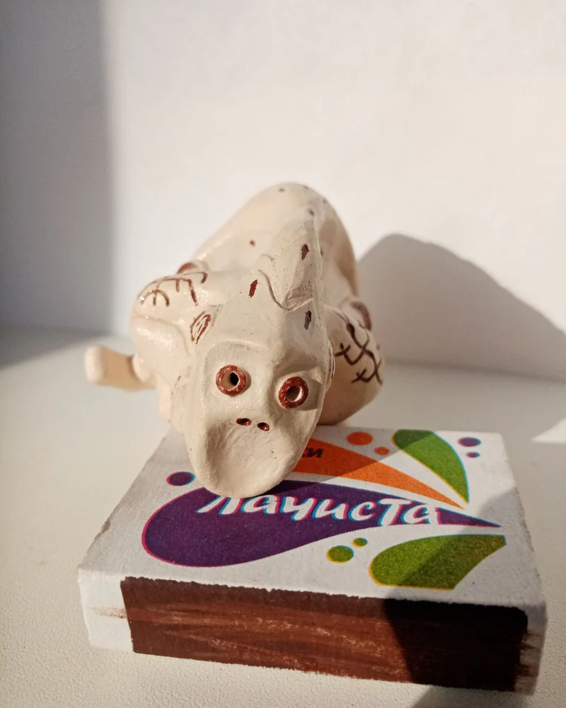 Керамическая солонка-фигурка