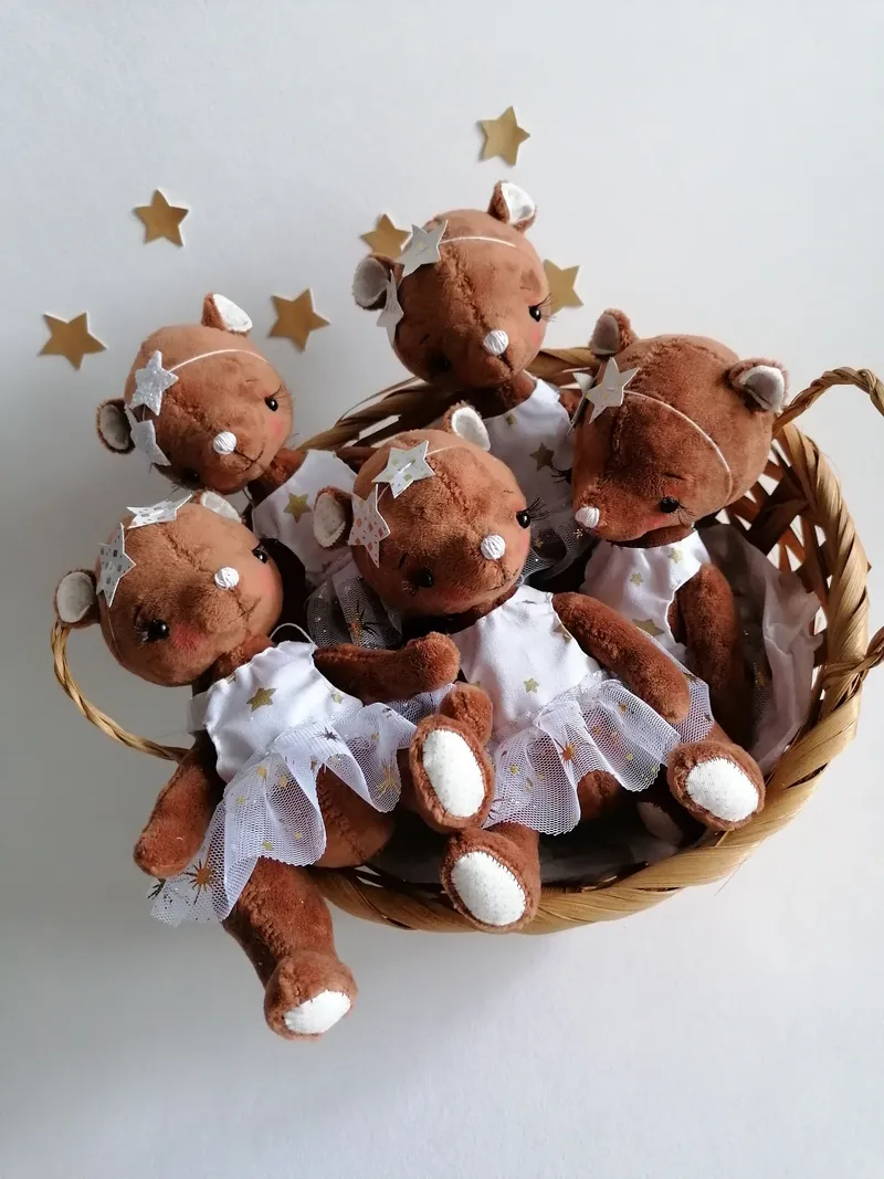 Коричневый мишка, 20 см