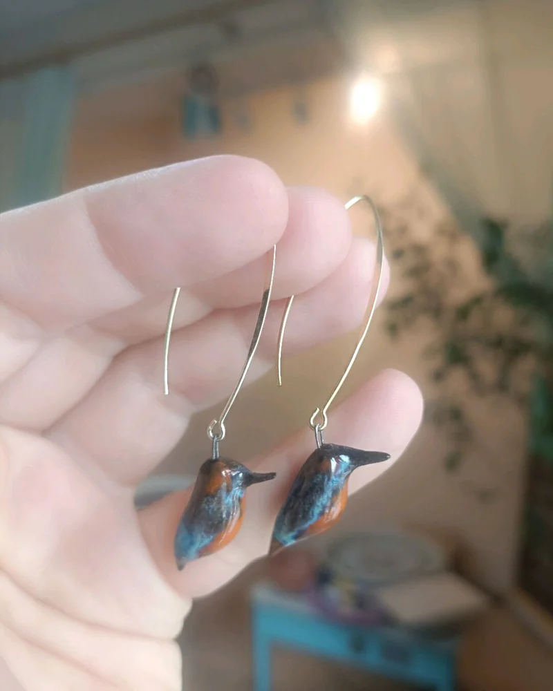 Серьги «Птички»