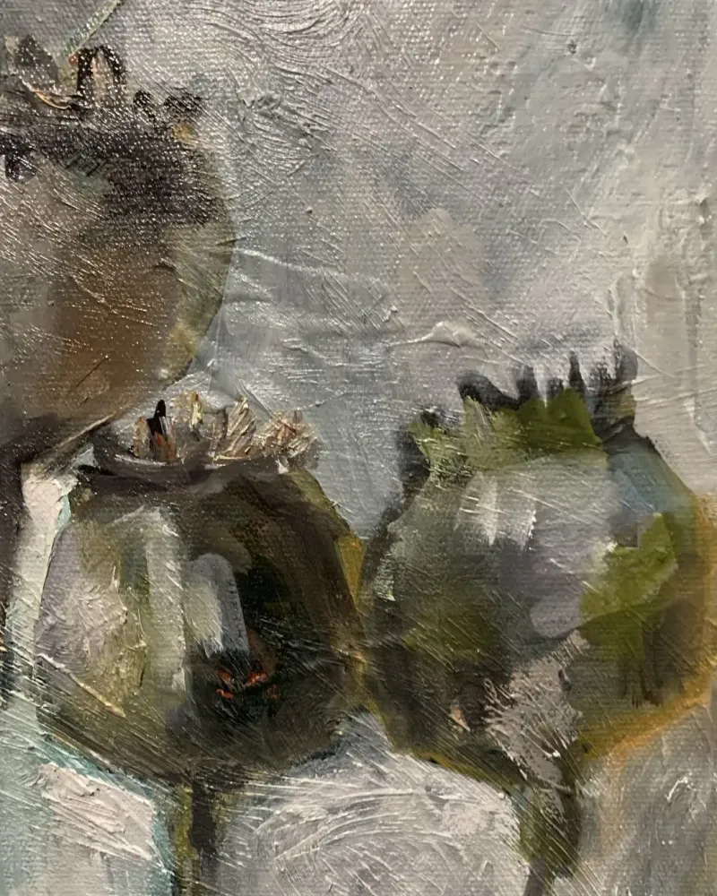 Мак. Картина маслом 50×70 см — 50×70 см