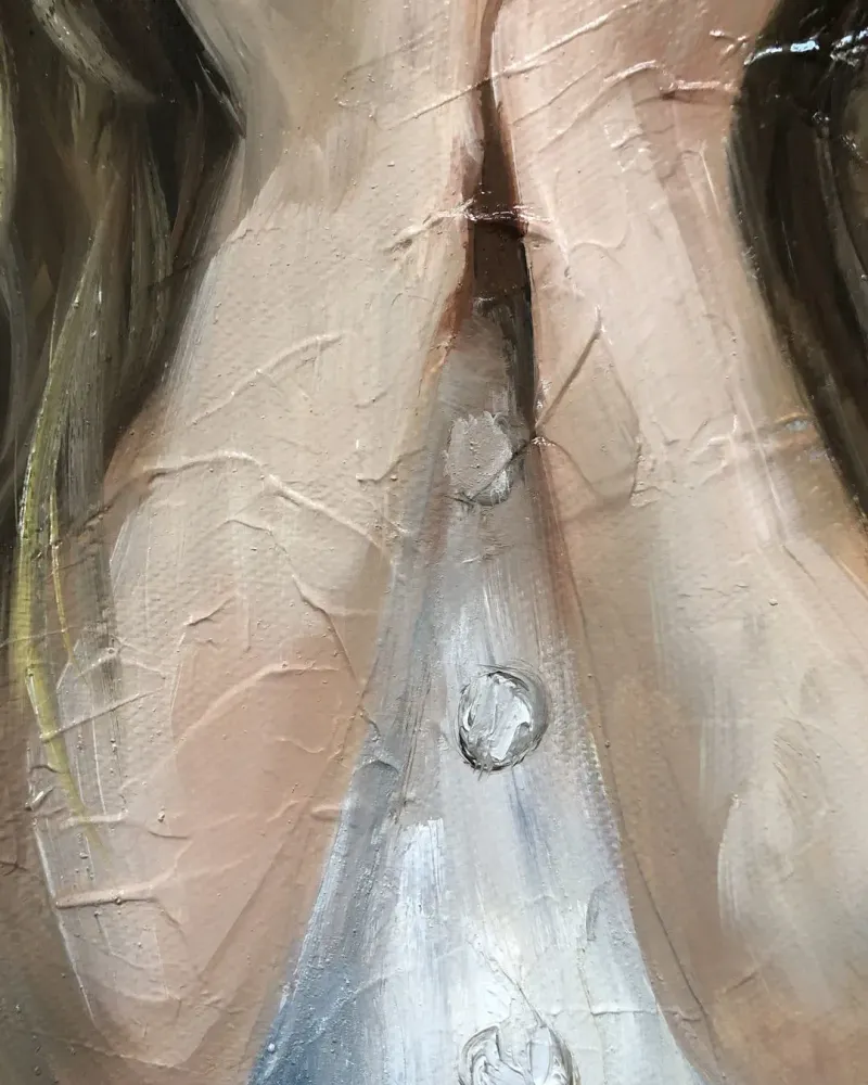 Маленькая девочка. Картина маслом 20×30 см — 20×30 см