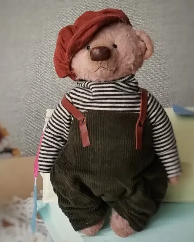 Мишка Тедди Томас, коричневый, 16 см