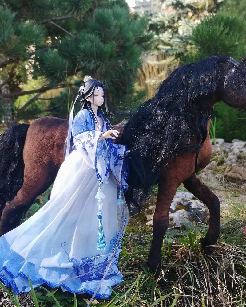 Конь андалузский гнедой, коллекционная игрушка 1:6 — Конь андалузский гнедой