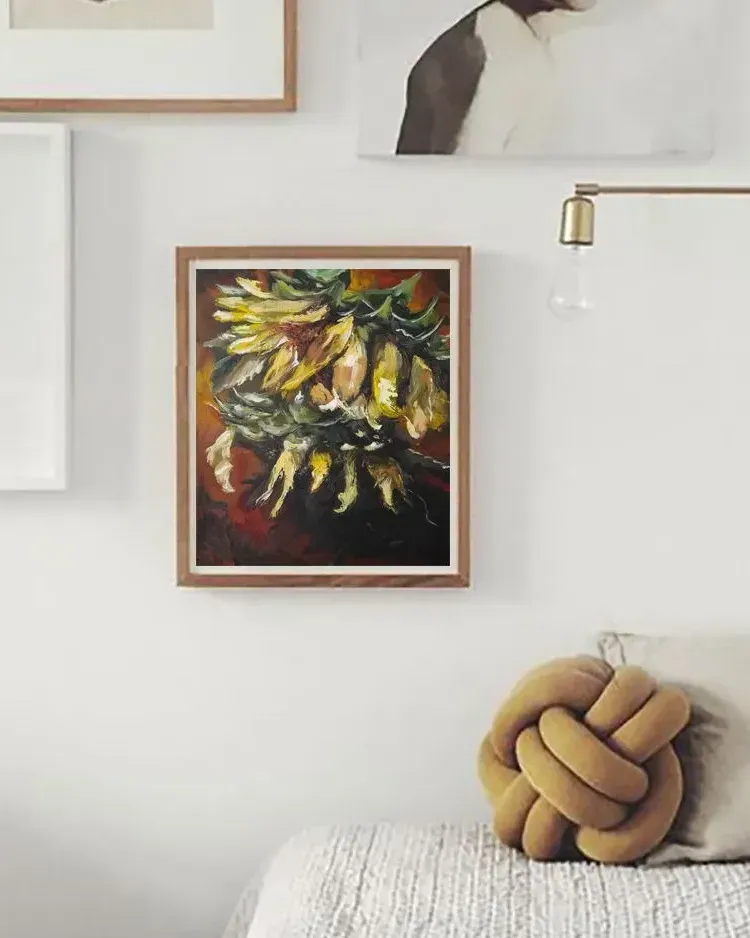 Утомленные солнцем. Картина маслом 30×35 см — 30×35 см