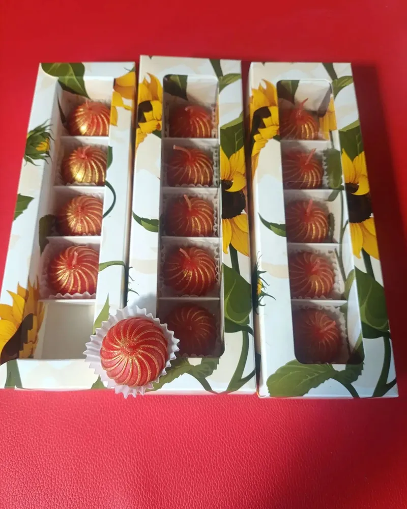 Свечи конфеты 🍬 — Оранжевый