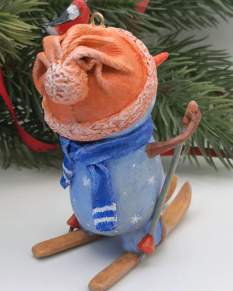 Ёлочная игрушка «СНЕГОВИК-2»