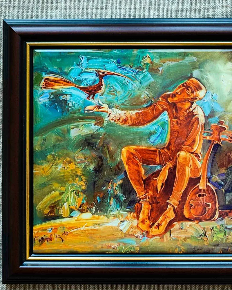 Постер, печать на керамике "Музыка рядом с вами"