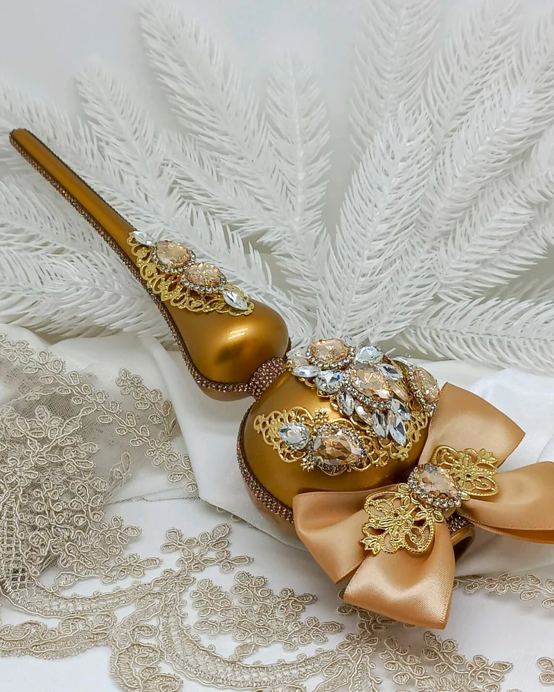 Макушка на елку золотой золото