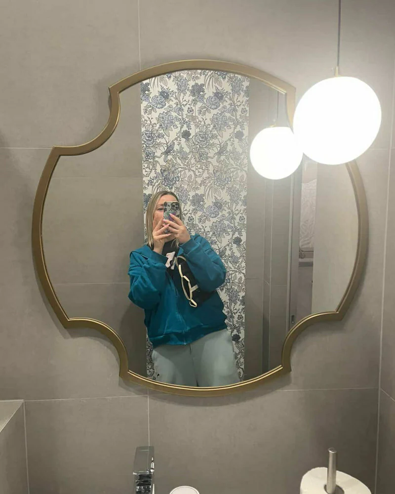 Зеркало Graydon 80×80 см, бронза — Бронза
