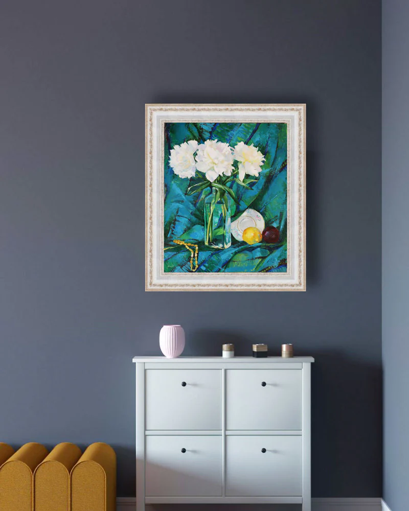 Натюрморт "Белые пионы"