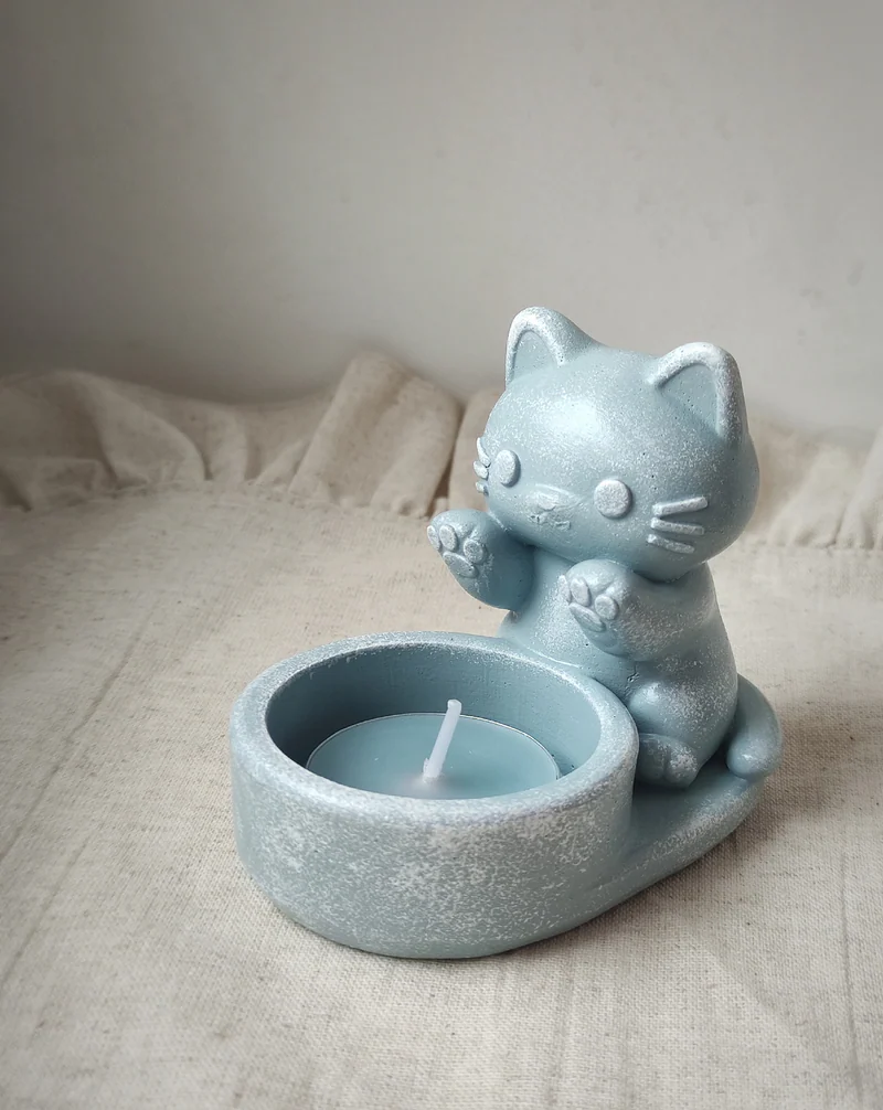 Подсвечник Котик