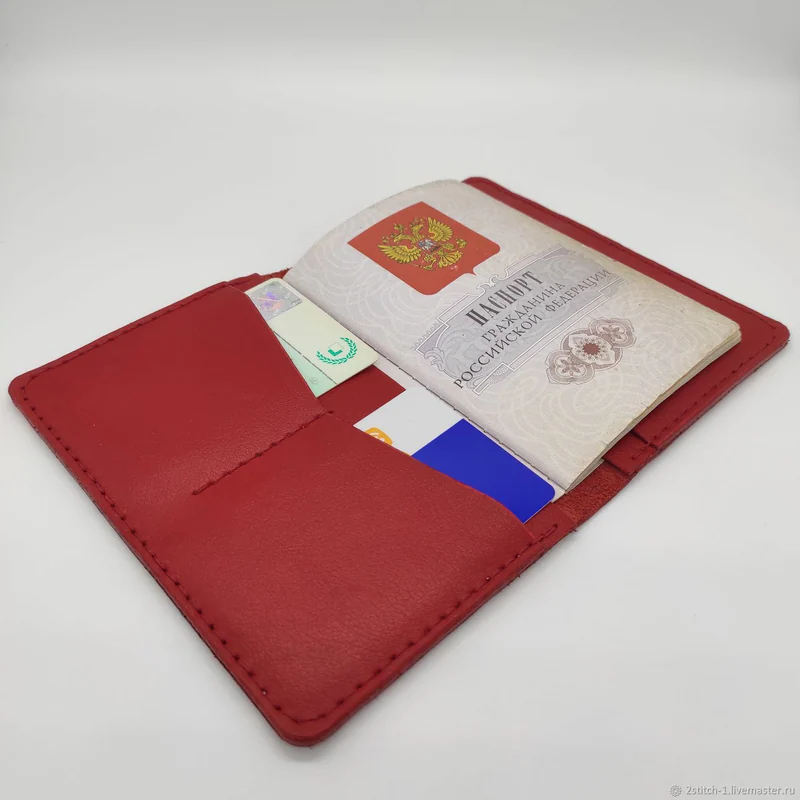 Обложка на паспорт RED