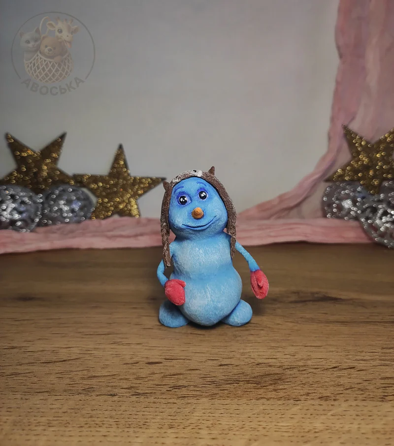 Ватная игрушка «Снеговичок»