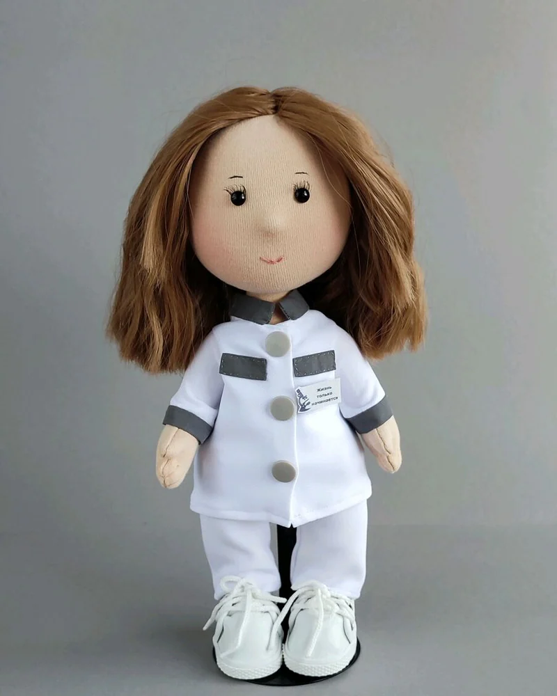 Кукла по фото для дочери на выпускной Кукла ручной работы Кукла Врач — Основной