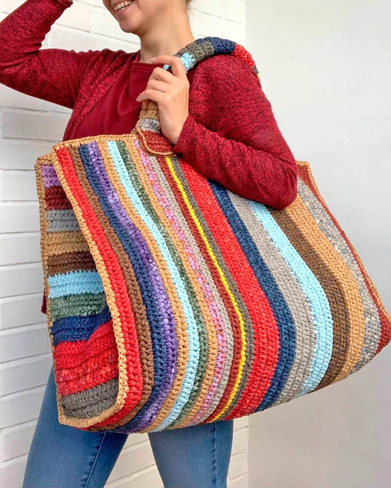 Сумка Weekender из рафии. Размер XL