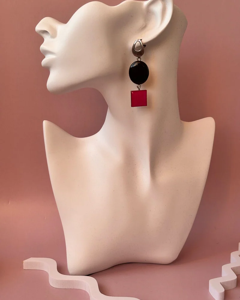 Серьги крупные. Серьги английский замок