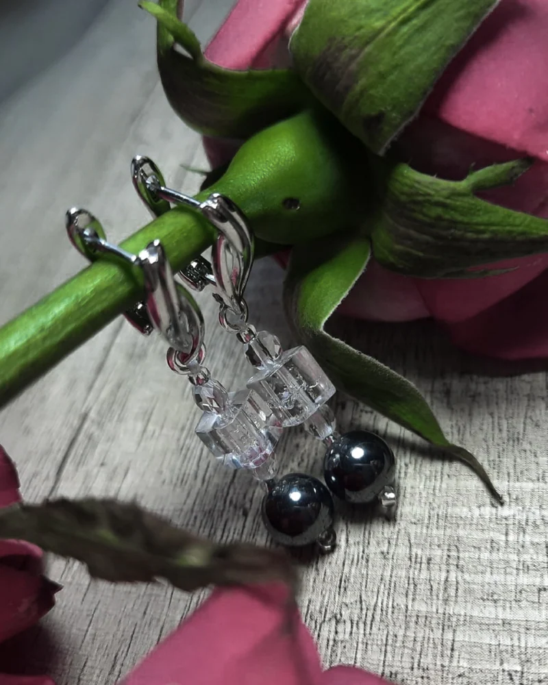 Серьги с гематитом — Серьги с гематитом