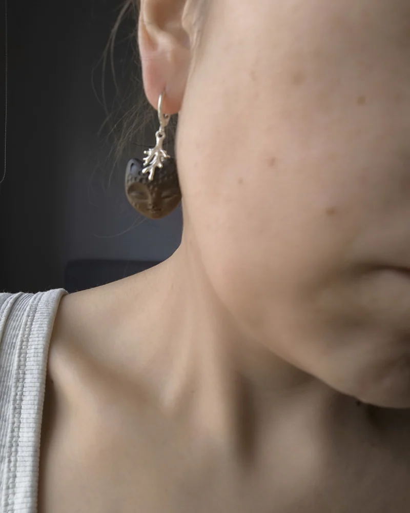 Серьги кошки