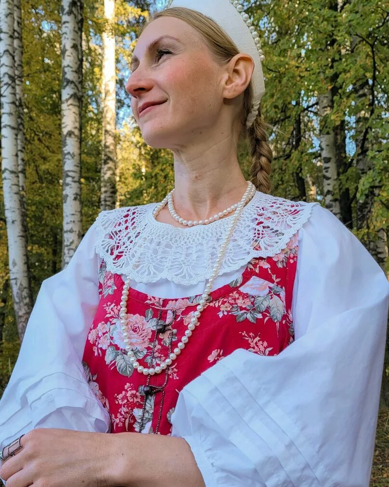 Сарафан косоклинный, бордовый