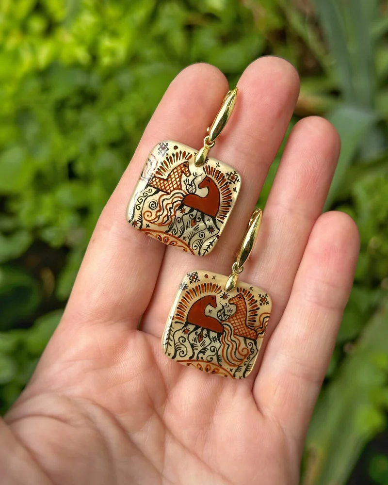 Серьги «Вселенная»